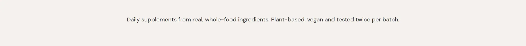 The description paragraph under the Supplements grid.