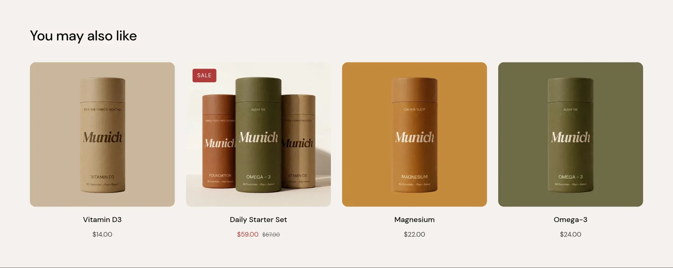 You may also like with four product cards under the guarantee.